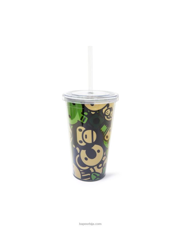 Војничко зелена Жене A Bathing Ape баби мило пластична чаша J42801133