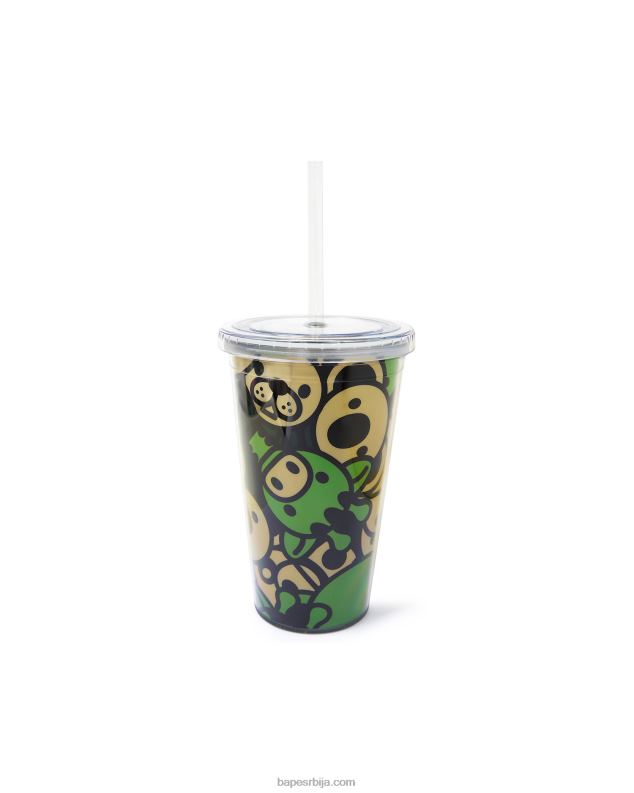 Војничко зелена Жене A Bathing Ape баби мило пластична чаша J42801133