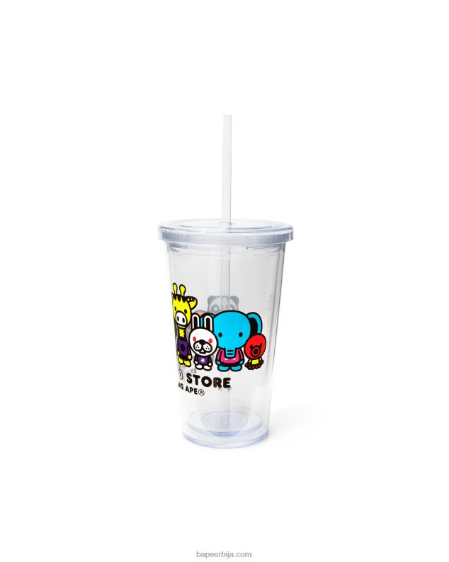 бео Жене A Bathing Ape пластична чаша J4280621