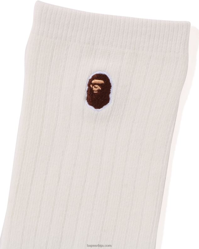 бео Жене A Bathing Ape глава једна тачка чарапе J42801072