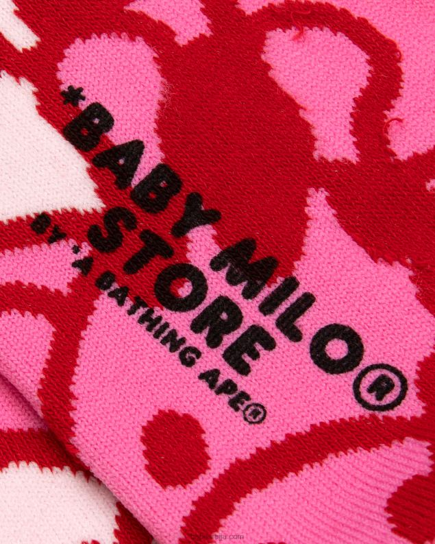 розе Жене A Bathing Ape беби мило чарапе J42801081