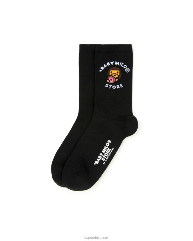 црн Жене A Bathing Ape беби мило чарапе J42801092