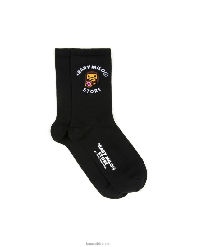 црн Жене A Bathing Ape беби мило чарапе J42801092