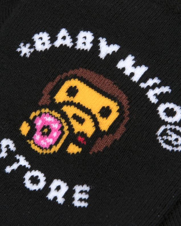 црн Жене A Bathing Ape беби мило чарапе J42801092