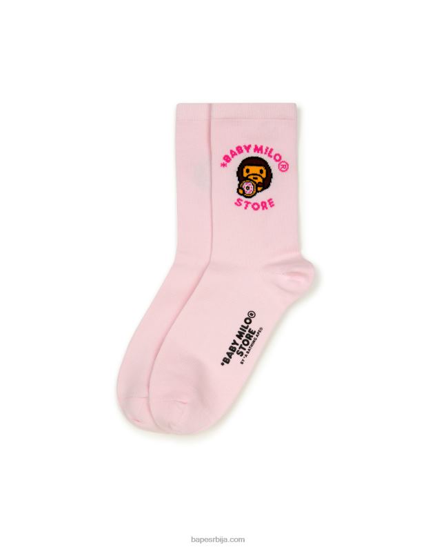 розе Жене A Bathing Ape беби мило чарапе J42801093