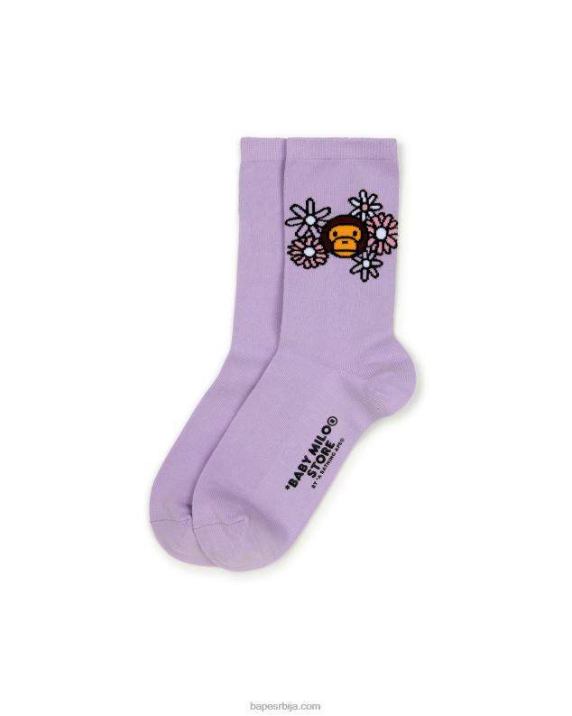 љубичаста Жене A Bathing Ape беби мило чарапе J42801098