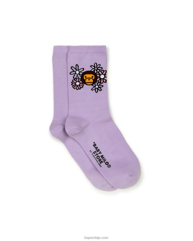 љубичаста Жене A Bathing Ape беби мило чарапе J42801098