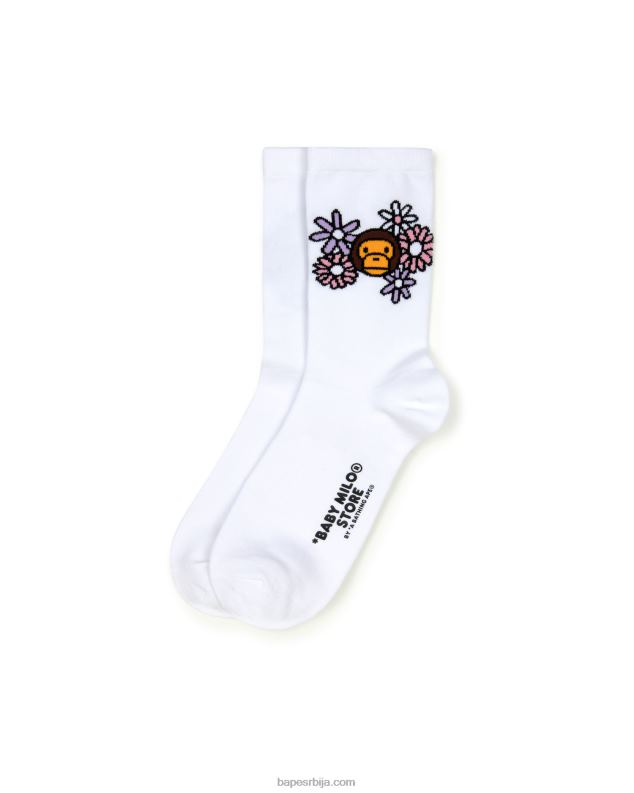 бео Жене A Bathing Ape беби мило чарапе J42801099