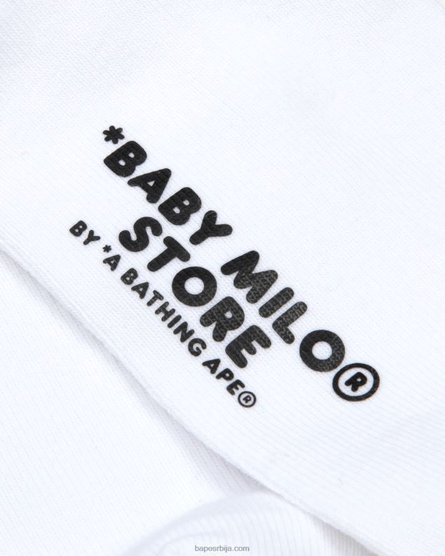 бео Жене A Bathing Ape беби мило чарапе J42801099