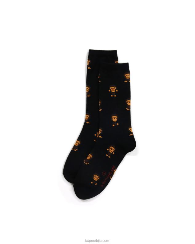 црн Жене A Bathing Ape беби мило чарапе J42801159