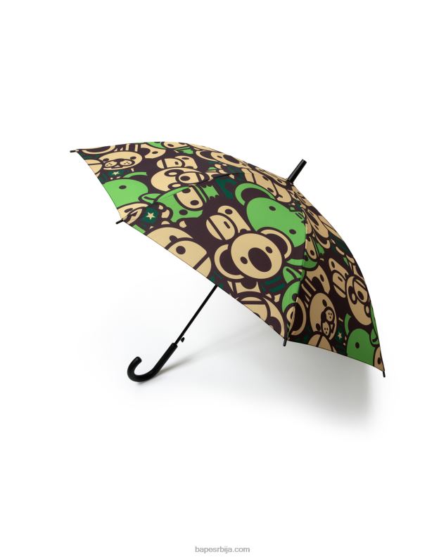 Војничко зелена Жене A Bathing Ape баби мило кишобран J42801078