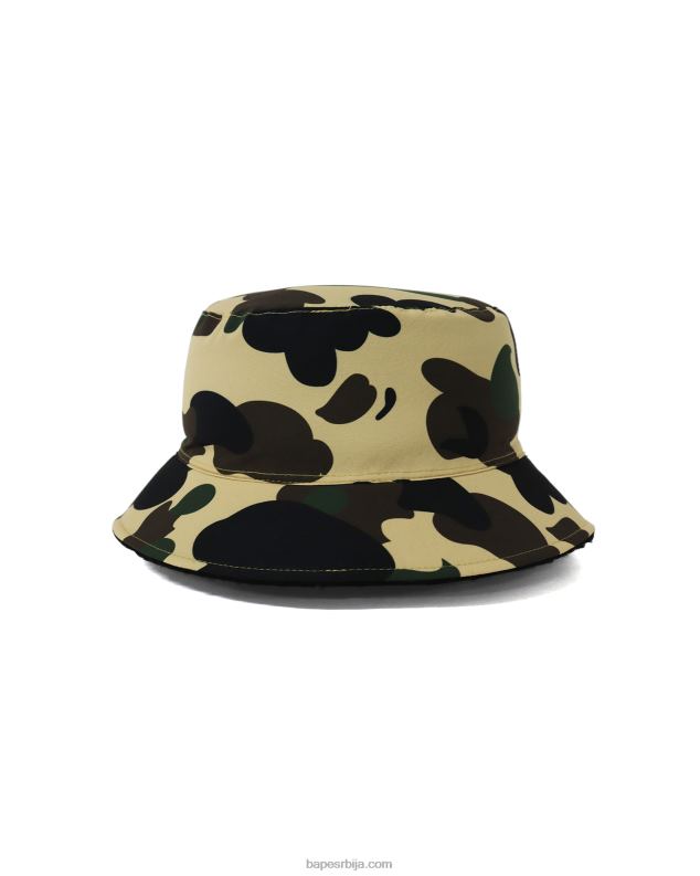 црн Жене A Bathing Ape 1. цамо боа реверзибилни шешир J42801155