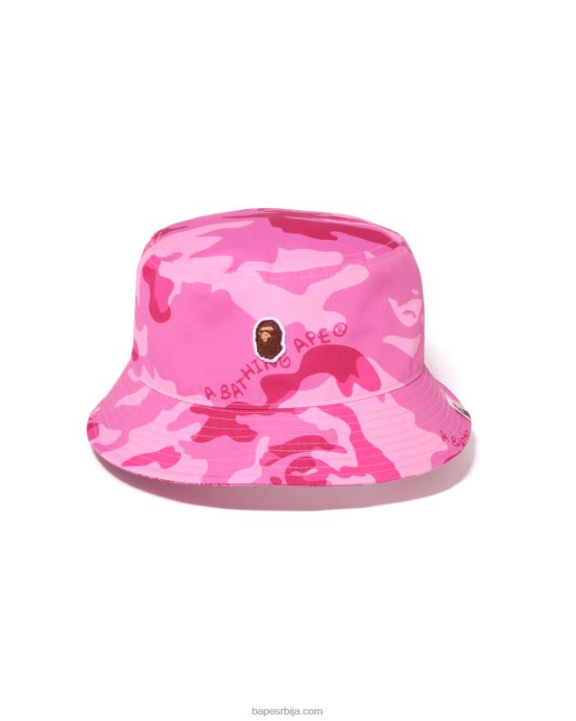 карминска ружа Жене A Bathing Ape шумски маскирни шешир J42801068