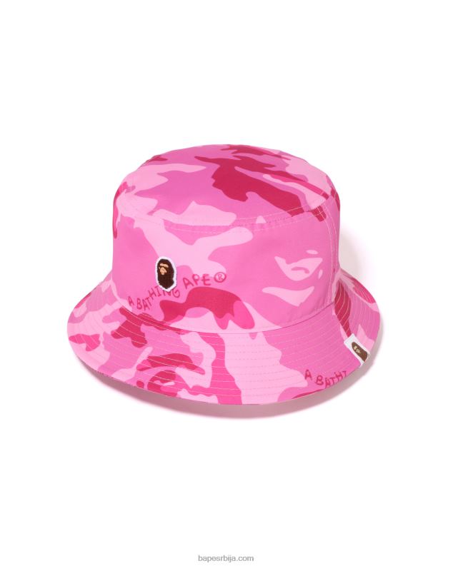 карминска ружа Жене A Bathing Ape шумски маскирни шешир J42801068