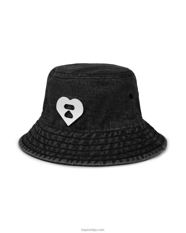 црн Жене A Bathing Ape тексас шешир J42801086