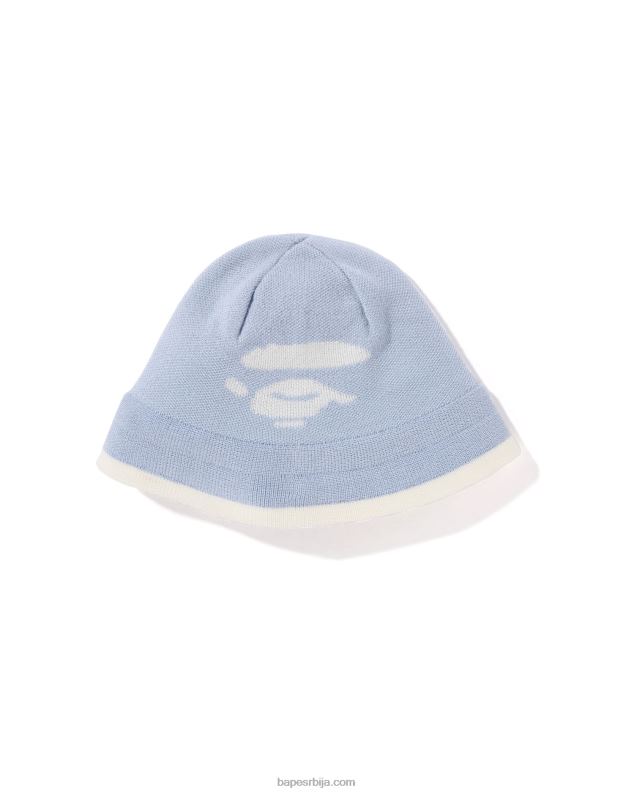 светло плава Жене A Bathing Ape лице плетене капе J42801104