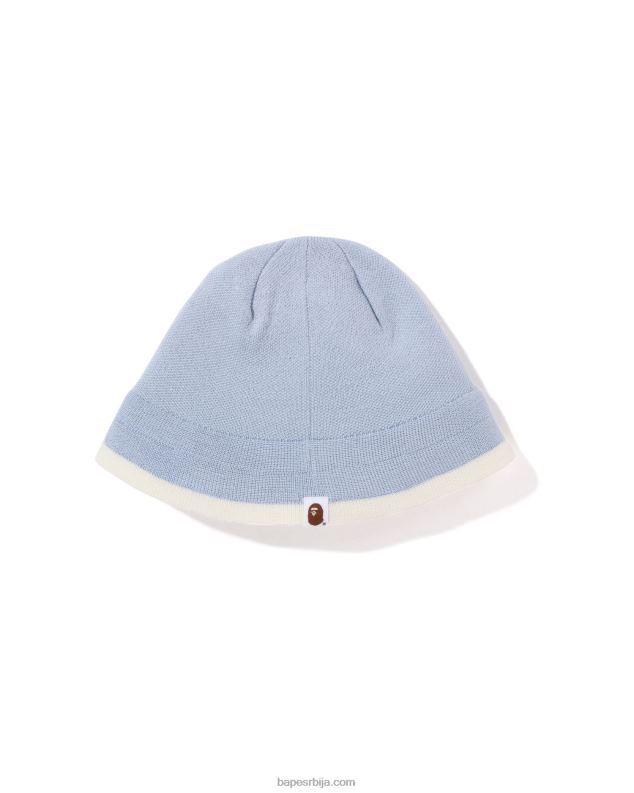 светло плава Жене A Bathing Ape лице плетене капе J42801104