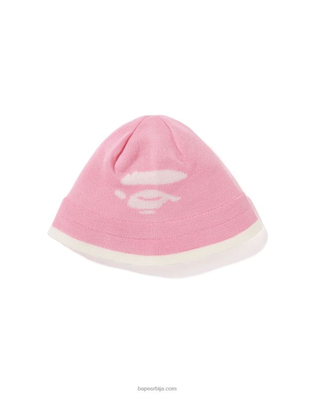 розе Жене A Bathing Ape лице плетене капе J42801107