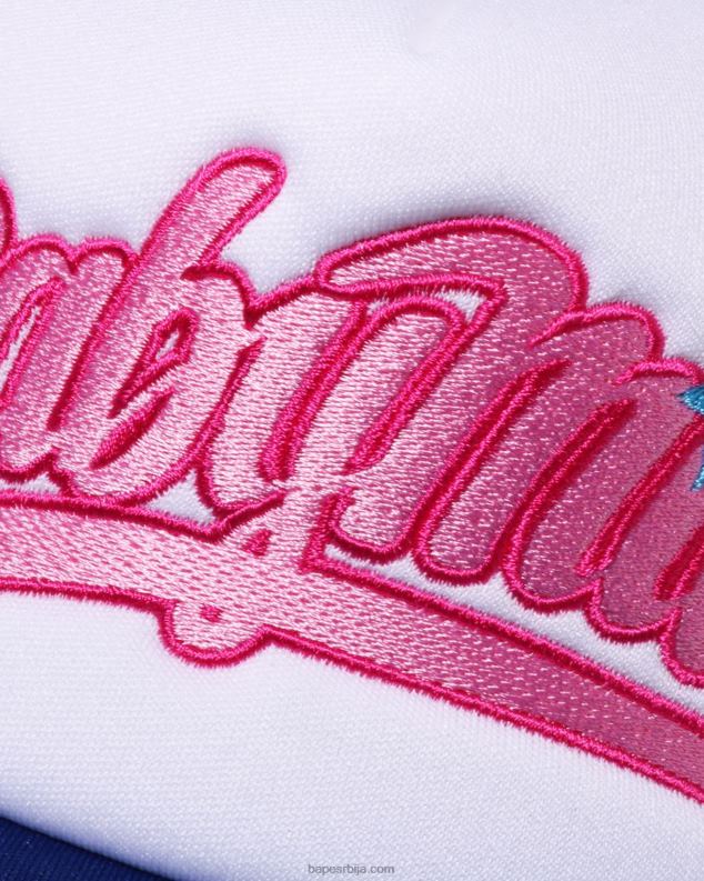 Плави Жене A Bathing Ape беби мило вез мрежаста капа J42801142