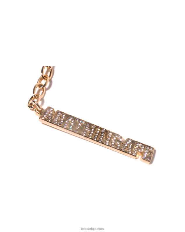 злато Жене A Bathing Ape трбушни ланац J42801140