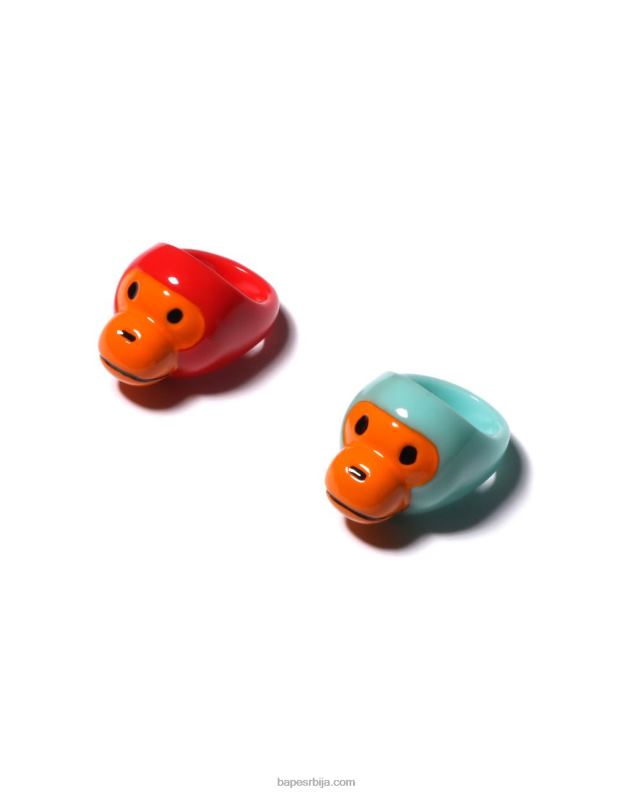 светло плава Жене A Bathing Ape сет баби мило прстена J42801145