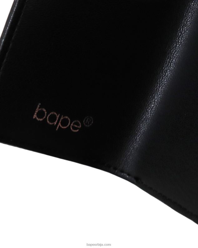 црн Жене A Bathing Ape баби мило кожни новчаник J42801158