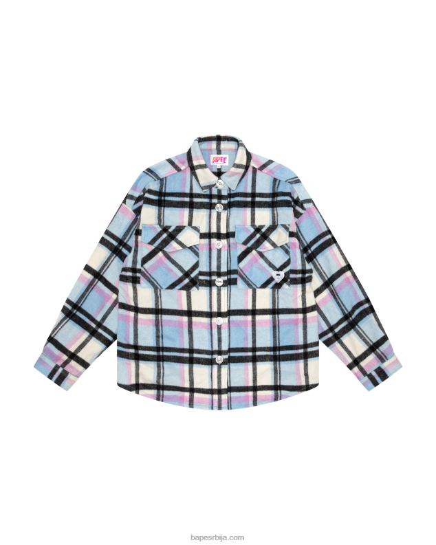 Плави Жене A Bathing Ape карирана кошуља J42801024