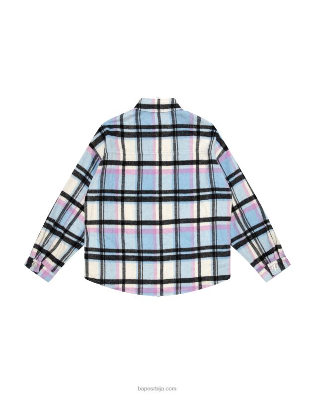 Плави Жене A Bathing Ape карирана кошуља J42801024