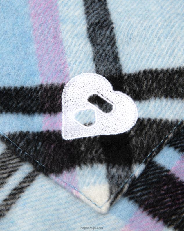 Плави Жене A Bathing Ape карирана кошуља J42801024
