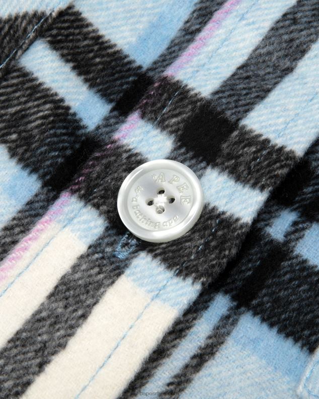 Плави Жене A Bathing Ape карирана кошуља J42801024