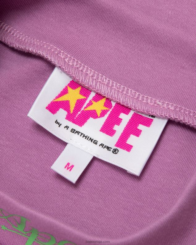 љубичаста Жене A Bathing Ape скраћени горњи део корњаче J42801049