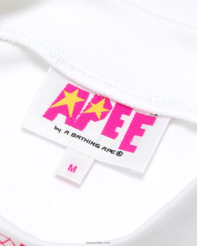 бео Жене A Bathing Ape скраћени горњи део корњаче J42801050