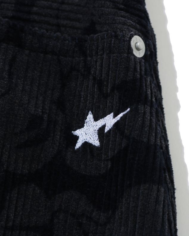 Морнарско плаво Жене A Bathing Ape чврста маскирна сукња од сумота J42801026