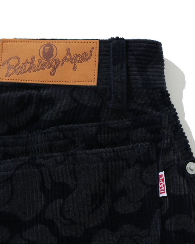 Морнарско плаво Жене A Bathing Ape чврста маскирна сукња од сумота J42801026