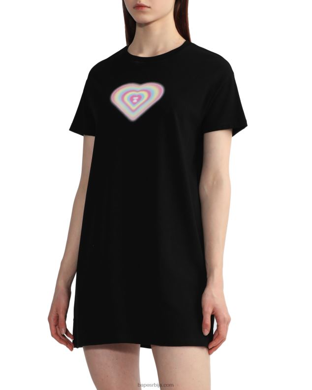 црн Жене A Bathing Ape графичка хаљина J4280815