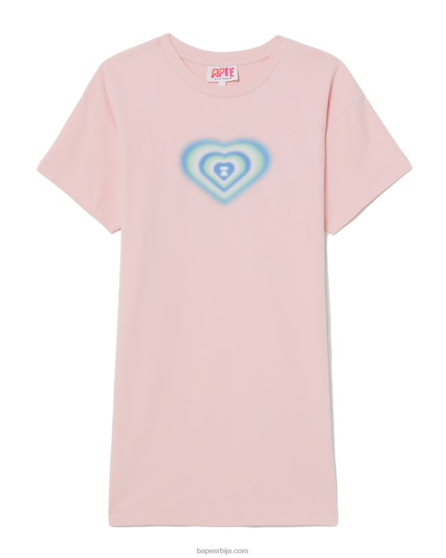 розе Жене A Bathing Ape графичка хаљина J4280816