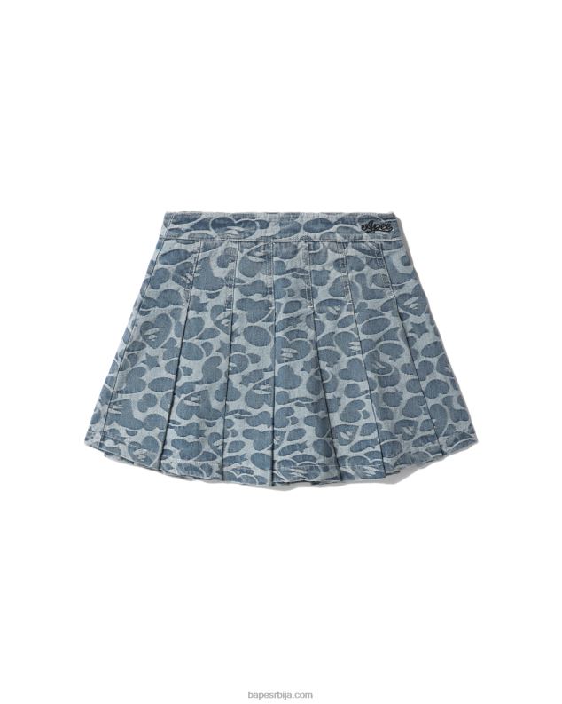 тексас Жене A Bathing Ape плисирана мини сукња J4280824