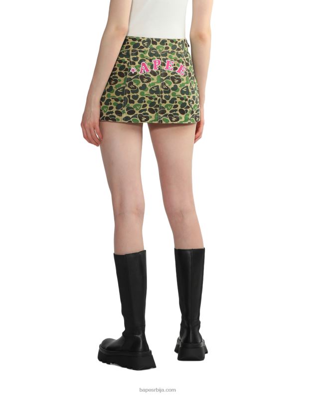 беж Жене A Bathing Ape дезен мини сукње J4280828
