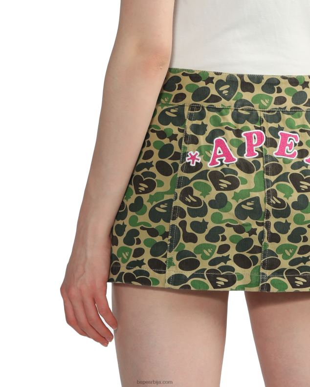 беж Жене A Bathing Ape дезен мини сукње J4280828