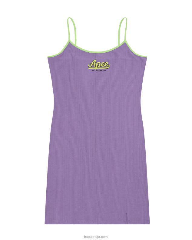 љубичаста Жене A Bathing Ape хаљина са логом J4280962