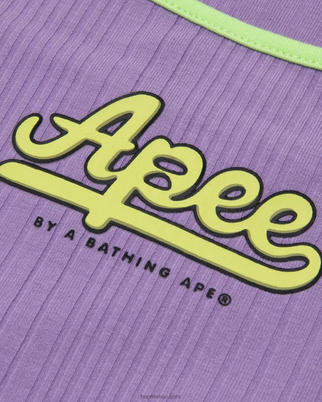 љубичаста Жене A Bathing Ape хаљина са логом J4280962