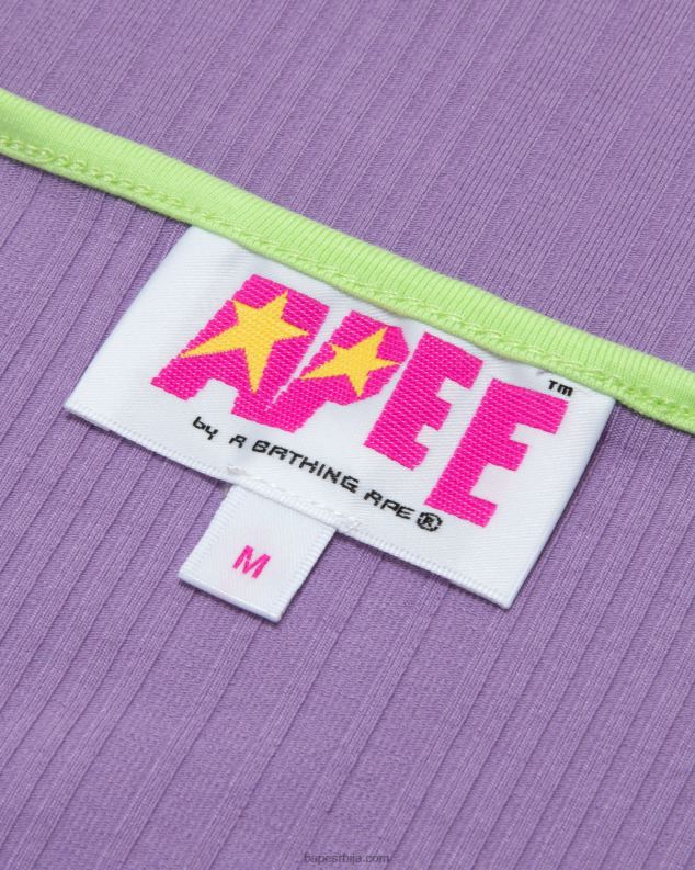 љубичаста Жене A Bathing Ape хаљина са логом J4280962