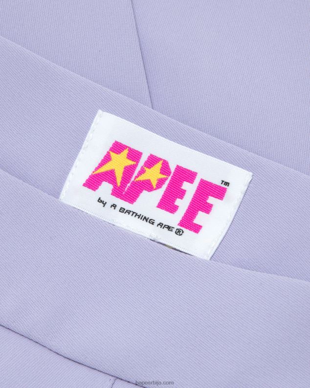 димљено грожђе Жене A Bathing Ape плисирана мини сукња J4280968