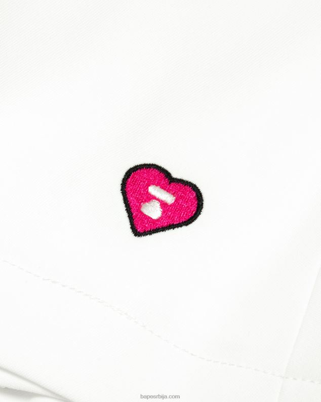 зид бео Жене A Bathing Ape плисирана мини сукња J4280969