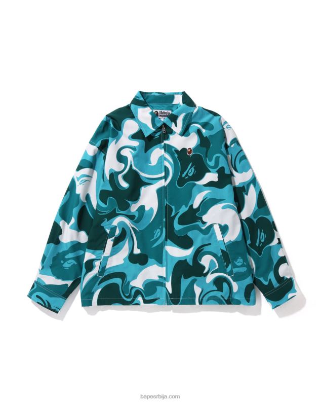 Нана Жене A Bathing Ape мермерна маскирна јакна са патент затварачем J42801021