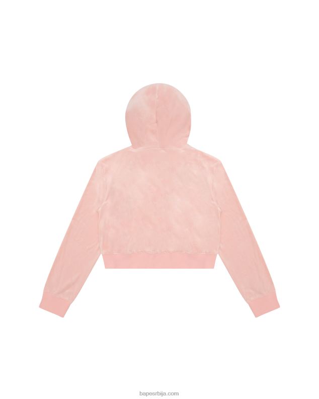 розе Жене A Bathing Ape велур јакна J42801051