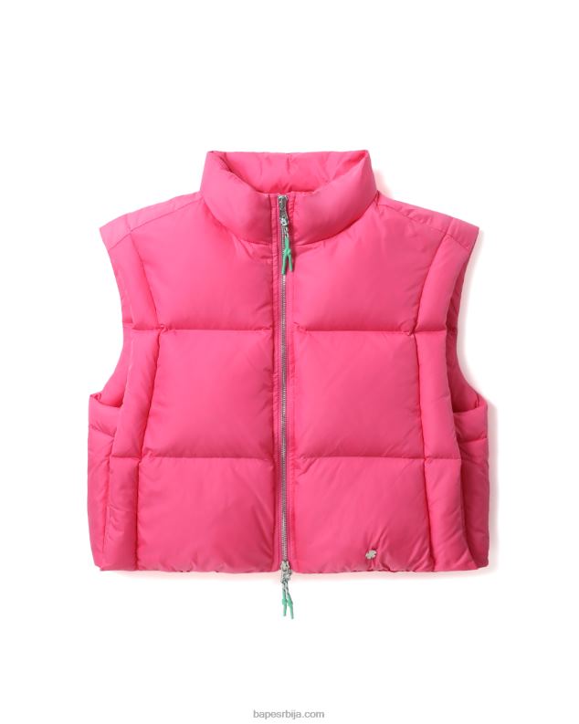розе Жене A Bathing Ape скраћени подстављени прслук J4280795