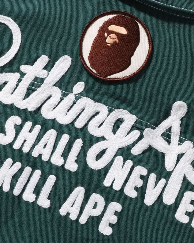 дубока џунгла Жене A Bathing Ape шампионска јакна у боји кепера J4280911