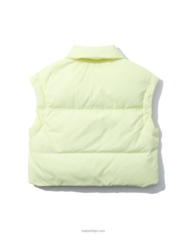 пастелно жута Жене A Bathing Ape ошишан прслук закопчан J4280992