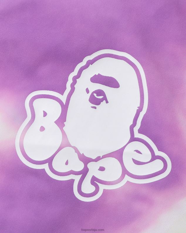 цаисе Жене A Bathing Ape тие-дие превелика јакна са капуљачом са пуним патентним затварачем J4280995